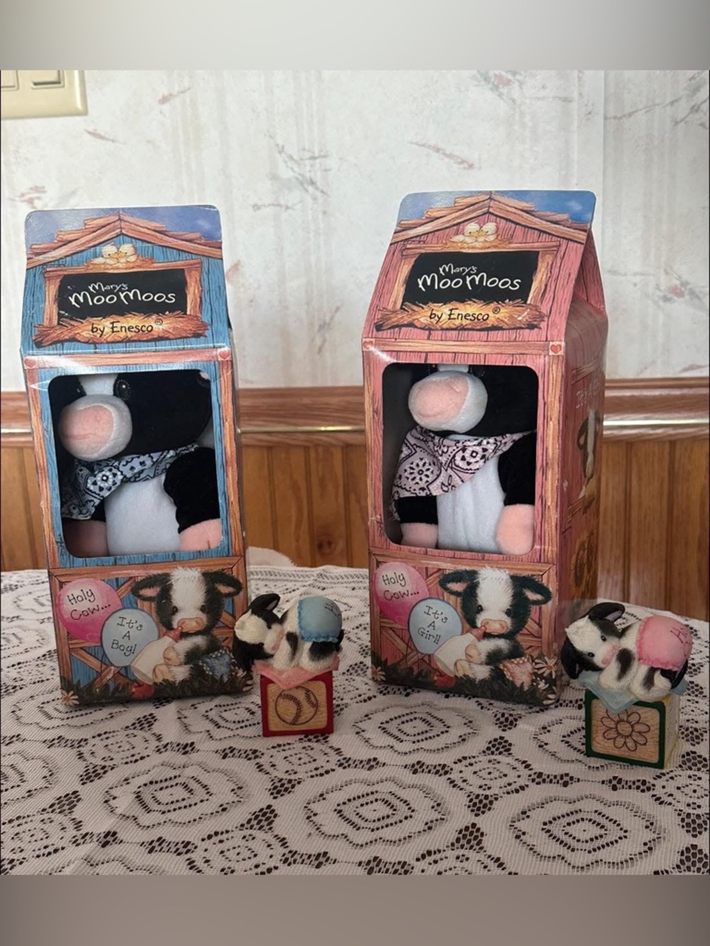 Mary Moo Moo it’s a boy and it’s a girl set